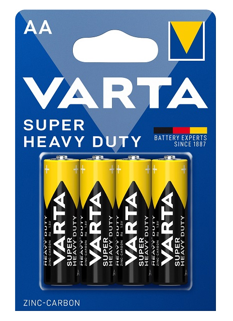 Battery VARTA Super Heavy Duty AA 4 Pcs
